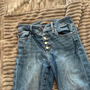 Joes high waisted button jeans